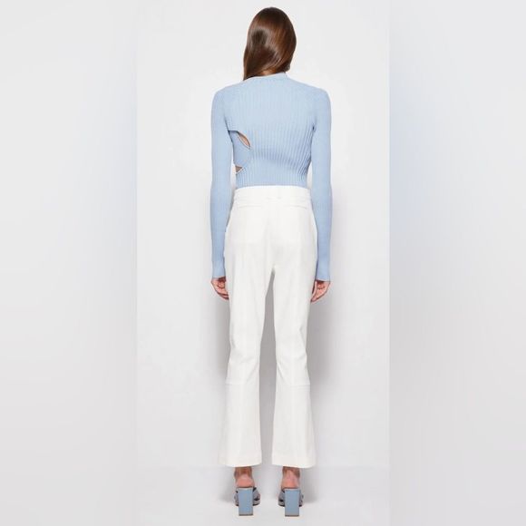 Jonathan Simkhai Jesslyn Cropped Pant - Picture 2 of 11